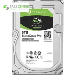 هارددیسک اینترنال سیگیت BarraCuda ST6000DM004 6TBSeagate BarraCuda ST6000DM004 Internal Hard Drive - 6TB