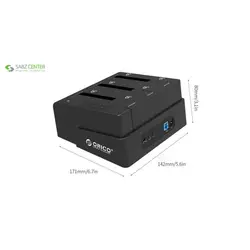 داک هارددیسک اوریکو مدل 6638US3-C 3Bay Orico 6638US3-C 3Bay Hard Drive Dock