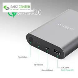 شارژر همراه اوریکو مدل Q1 با ظرفیت 10400 میلی آمپر ساعت Orico Q1 10400 mAh Power Bank