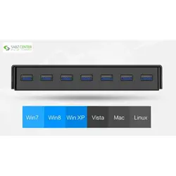 هاب 7 پورت USB 3.0 اوریکو مدل H7928-U3-V1 Orico H7928-U3-V1 7-Port USB 3.0 Hub