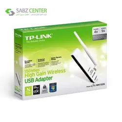 کارت شبکه USB و بی‌سیم تی پی-لینک مدل TL-WN722N TP-LINK TL-WN722N 150Mbps High Gain Wireless USB Adapter