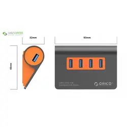 هاب اوریکو مدل M3H4-G2Orico M3H4-G2 Hub