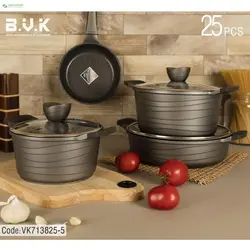 سرویس پخت و پز 25 پارچه بی.وی.کی مدل 713825