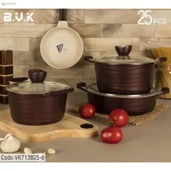 سرویس پخت و پز 25 پارچه بی.وی.کی مدل 713825