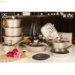 سرویس پخت و پز 25 پارچه بی.وی.کی مدل 713825