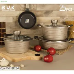 سرویس پخت و پز 25 پارچه بی.وی.کی مدل 713825