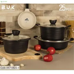 سرویس پخت و پز 25 پارچه بی.وی.کی مدل 713825