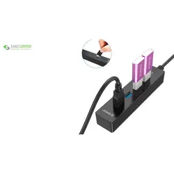 هاب اوریکو مدل W8PH4-U3Orico W8PH4-U3 Four Port USB 3.0 Hub