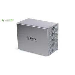 باکس 5 سینی هارد اوریکو مدل 3559SUSJ3 ORICO 3559SUSJ3 5-Bay HDD Enclosure