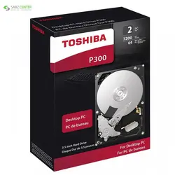 هارددیسک اینترنال توشیبا P300 HDWD120 2TBToshiba P300 HDWD120 Internal Hard Drive - 2TB