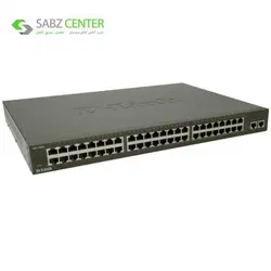 سوییچ 48پورت مگابیتی رکمونت دی-لینک DES-1050GD-Link DES-1050G 48-Port 10/100Mbps Unmanaged Ethernet Switch + 210/100/1000Mbps Port