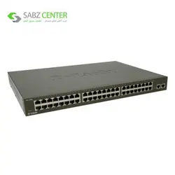 سوییچ 48پورت مگابیتی رکمونت دی-لینک DES-1050GD-Link DES-1050G 48-Port 10/100Mbps Unmanaged Ethernet Switch + 210/100/1000Mbps Port