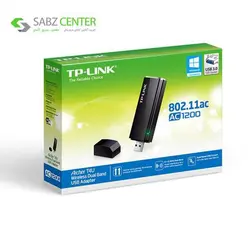کارت شبکه USB بی‌سیم و دوباند تی‌پی-لبنک مدل Archer T4U AC1200 TP-LINK Archer T4U AC1200 Wireless Dual Band USB Adapter