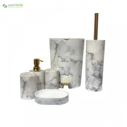 ست سرویس بهداشتی 6 تکه لیمون مدل ماربل