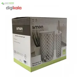 ست سرویس بهداشتی 6 تکه لیمون مدل ماربل