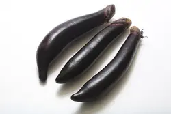 بذر بادمجان قلمی ژاپنی تمام مشکی بسته 25 عددی