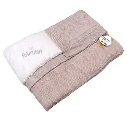 پتو بافتنی نوزاد طرح دار نیپرلند Nipper Land