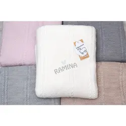 پتو بافتنی نوزاد طرح دار نیپرلند Nipper Land