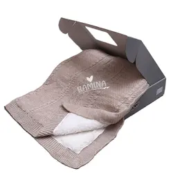 پتو بافتنی نوزاد طرح دار نیپرلند Nipper Land