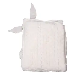 پتو بافتنی کلاهدار نوزاد طرح خرگوش دولانو Dolano - فروشگاه سیسمونی نوزاد رامینا