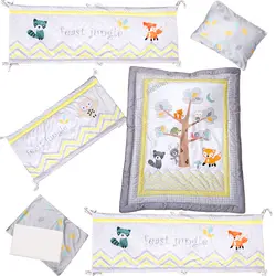 سرویس روتختی نوزاد 7 تکه طرح جنگل پلی گرو Playgro