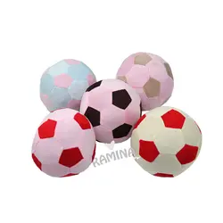 توپ چهل تکه مخملی رنگی بچه گانه - فروشگاه سیسمونی نوزاد رامینا