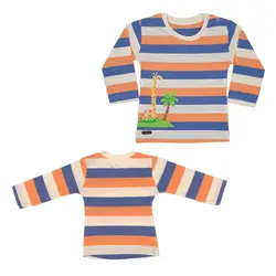 ست بلوز شلوار بچه گانه پسر برگ سبز - لباس عید نوروز