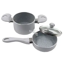 ست قابلمه و ماهیتابه کودک هرا Hera - فروشگاه سیسمونی نوزاد رامینا