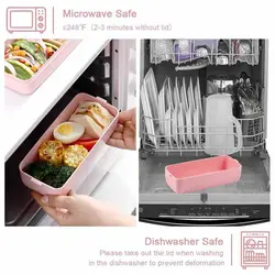 ظرف غذای گیاهی 2 طبقه با قاشق و چنگال 750 میل Lunch Box - فروشگاه سیسمونی نوزاد رامینا