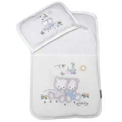 رختخواب سه تکه طرح خرس های دوقلو بیبی لایک Baby Like - فروشگاه سیسمونی نوزاد رامینا