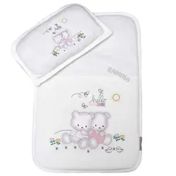 رختخواب سه تکه طرح خرس های دوقلو بیبی لایک Baby Like - فروشگاه سیسمونی نوزاد رامینا