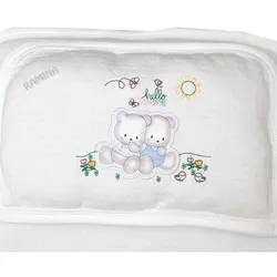 رختخواب سه تکه طرح خرس های دوقلو بیبی لایک Baby Like - فروشگاه سیسمونی نوزاد رامینا