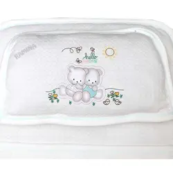 رختخواب سه تکه طرح خرس های دوقلو بیبی لایک Baby Like - فروشگاه سیسمونی نوزاد رامینا