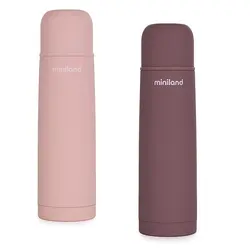 فلاسک نوشیدنی استیل دوجداره 500 میل مینی لند Miniland - فروشگاه سیسمونی نوزاد رامینا