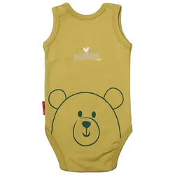 زیر دکمه دار رکابی نوزاد طرح گوچی به آوران Behavaran - فروشگاه سیسمونی نوزاد رامینا