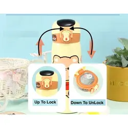 فلاسک استیل نی دار 500 میل با نمایشگر دما طرح خرس FunBlast - فروشگاه سیسمونی نوزاد رامینا