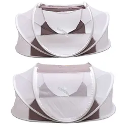 پشه بند فنری کمپی نوزاد طرح فیل و زرافه - فروشگاه سیسمونی نوزاد رامینا