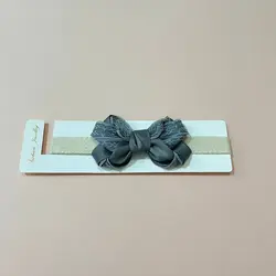 هدبند ژورنالی نوزاد طرح پاپیون و تور سرگل Sargol - فروشگاه سیسمونی نوزاد رامینا