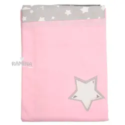 پتو نازک تابستانی نوزاد طرح ستاره مام شاپ Momshop - فروشگاه سیسمونی نوزاد رامینا