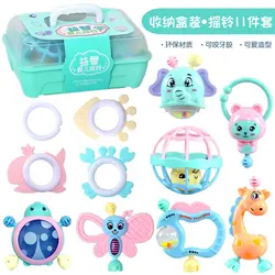 پک جغجغه جعبه ای 11 عددی نوزاد - فروشگاه سیسمونی نوزاد رامینا