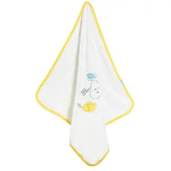 پتو دو رو نوزاد طرح گلابی بیو ارگانیک bio organic - فروشگاه سیسمونی نوزاد رامینا