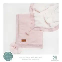 پتو بافت خزدار نوزادی لیزا Lisa - فروشگاه سیسمونی نوزاد رامینا