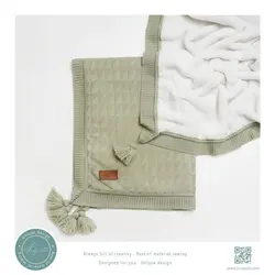 پتو بافت خزدار نوزادی لیزا Lisa - فروشگاه سیسمونی نوزاد رامینا