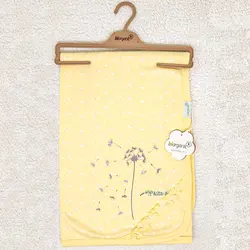 پتو نخی دو رو نوزادی دخترانه طرح قاصدک بیو ارگانیک biorganic - فروشگاه سیسمونی نوزاد رامینا