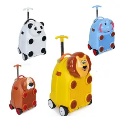 چمدان چرخ دار مسافرتی کودک طرح حیوانات Peng Da Toys