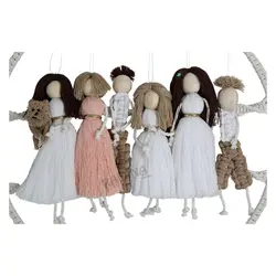 عروسک آویز مکرومه طرح خانواده Happy