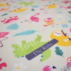 زیرانداز تعویض نوزاد طرح فلامینگو دی روحه Die Ruhe