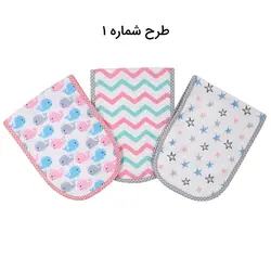 دستمال آروغ گیر 3 عددی نوزاد ایس ایز Isiz