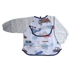 پیشبند آستین دار پلاستیکی پسرانه - خرید اینترنتی پیش بند مشمایی نوزاد