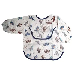 پیشبند آستین دار پلاستیکی پسرانه - خرید اینترنتی پیش بند مشمایی نوزاد